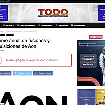Informe anual de fusiones y adquisiciones de Aon
